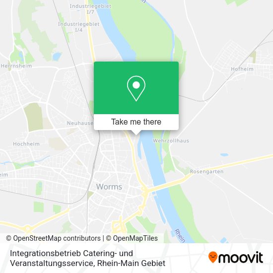 Карта Integrationsbetrieb Catering- und Veranstaltungsservice
