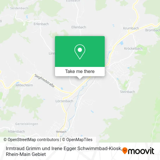 Карта Irmtraud Grimm und Irene Egger Schwimmbad-Kiosk