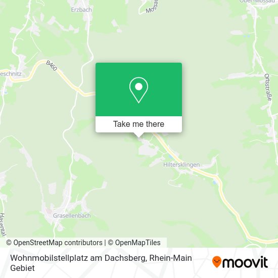 Карта Wohnmobilstellplatz am Dachsberg