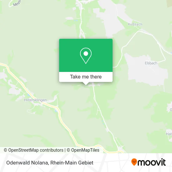 Карта Odenwald Nolana