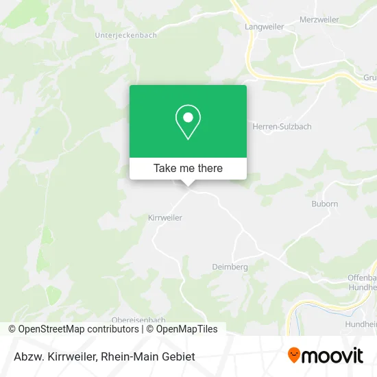 Карта Abzw. Kirrweiler
