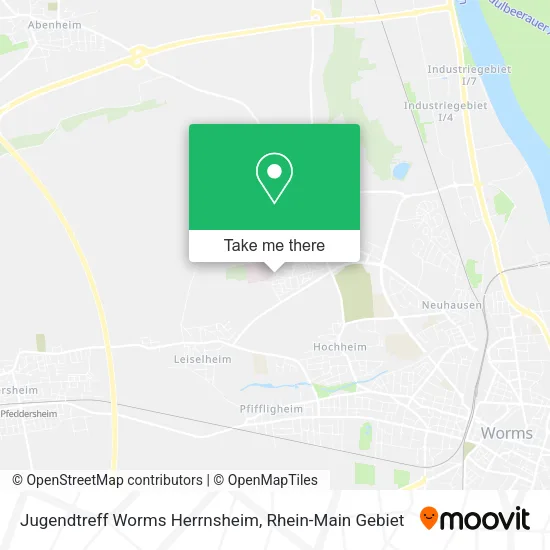 Карта Jugendtreff Worms Herrnsheim