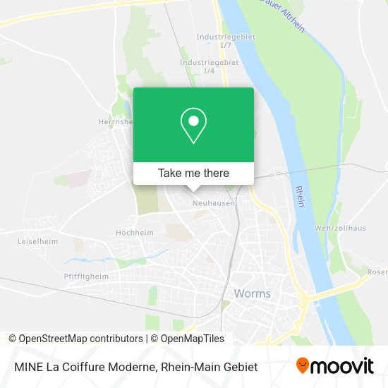 Карта MINE La Coiffure Moderne