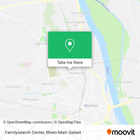 Карта Familysearch Center