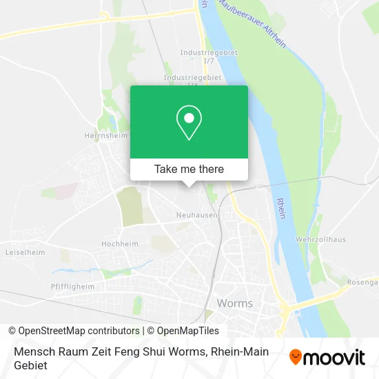 Карта Mensch Raum Zeit Feng Shui Worms