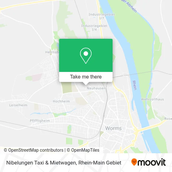 Карта Nibelungen Taxi & Mietwagen