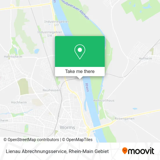Карта Lienau Abrechnungsservice