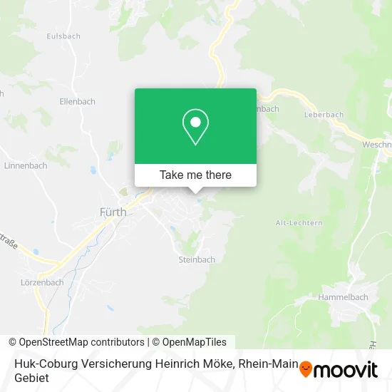 Карта Huk-Coburg Versicherung Heinrich Möke