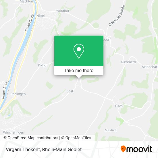 Карта Virgam Thekent