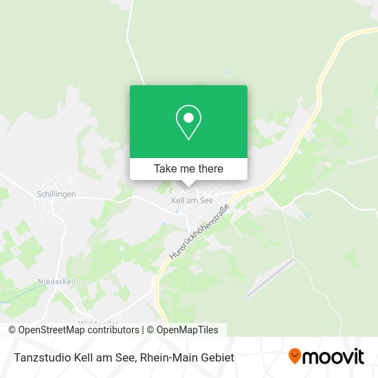 Карта Tanzstudio Kell am See