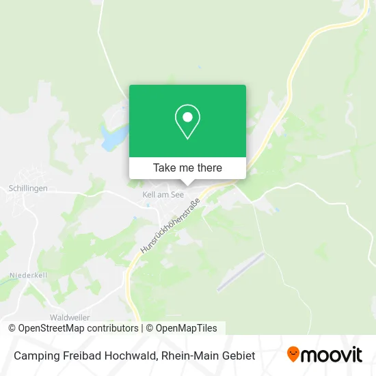Карта Camping Freibad Hochwald