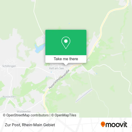 Карта Zur Post