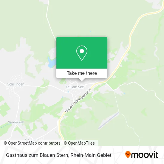 Карта Gasthaus zum Blauen Stern