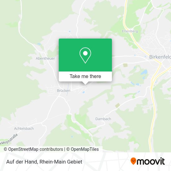 Карта Auf der Hand