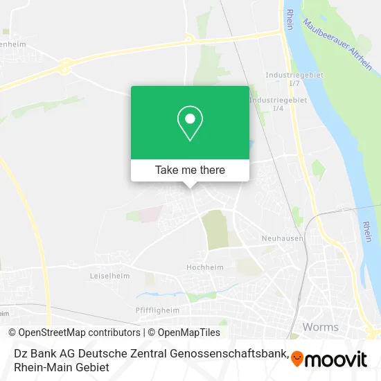 Карта Dz Bank AG Deutsche Zentral Genossenschaftsbank