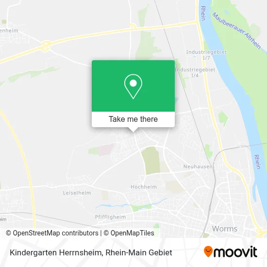 Kindergarten Herrnsheim map