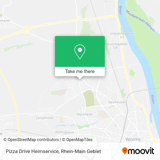 Карта Pizza Drive Heimservice