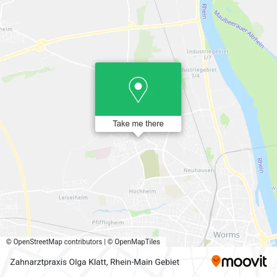 Карта Zahnarztpraxis Olga Klatt