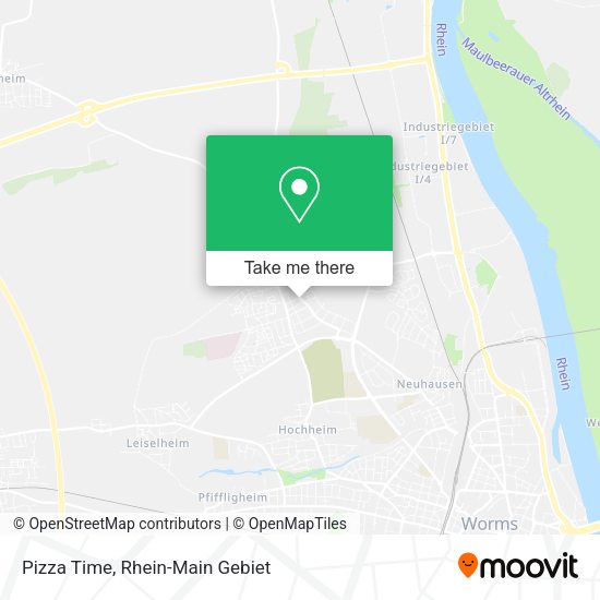Карта Pizza Time