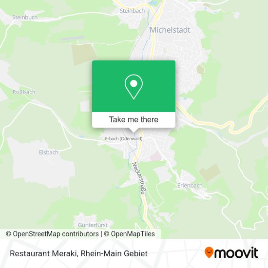 Карта Restaurant Meraki
