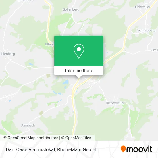 Карта Dart Oase Vereinslokal