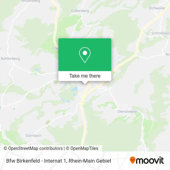 Карта Bfw Birkenfeld - Internat 1