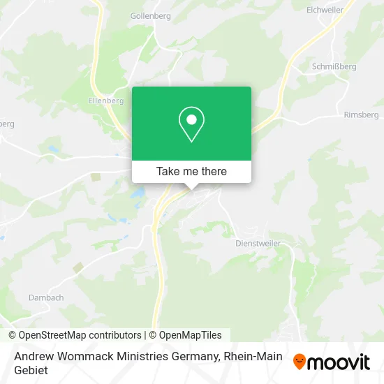 Карта Andrew Wommack Ministries Germany