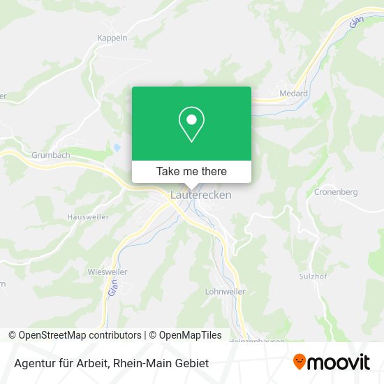Карта Agentur für Arbeit