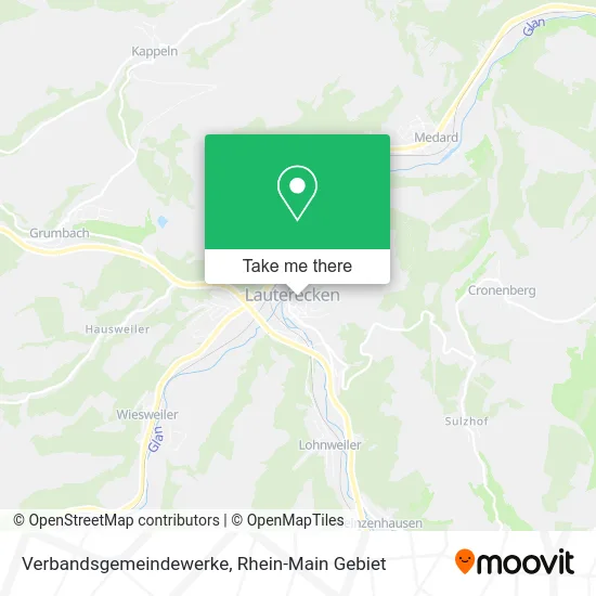 Карта Verbandsgemeindewerke