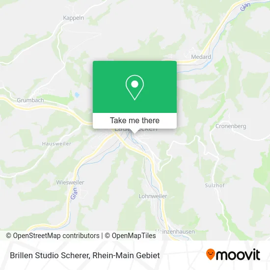 Brillen Studio Scherer map