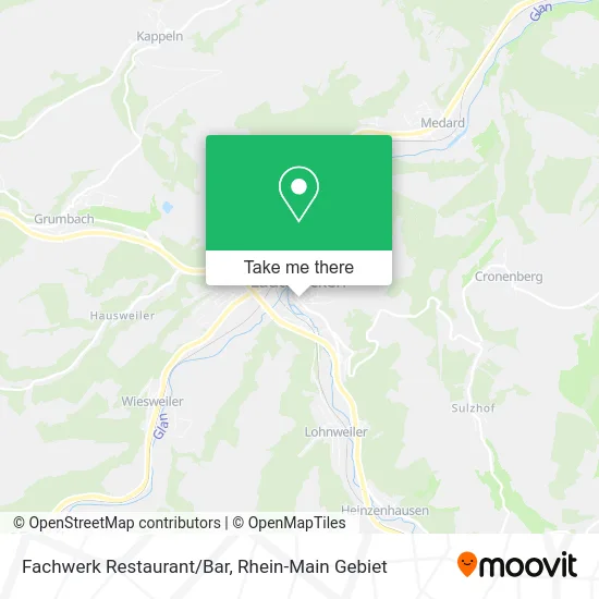Карта Fachwerk Restaurant/Bar