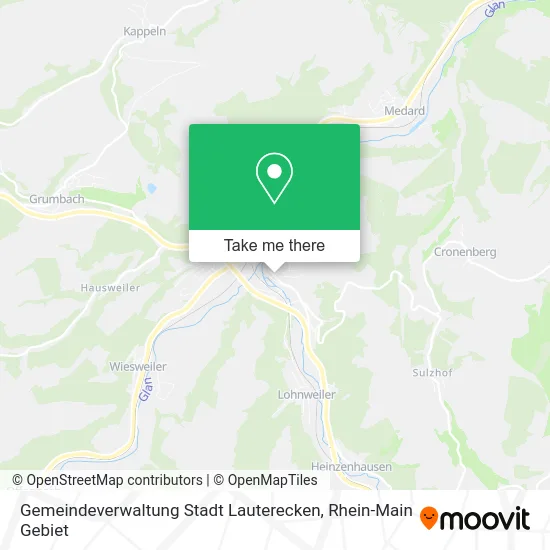 Карта Gemeindeverwaltung Stadt Lauterecken