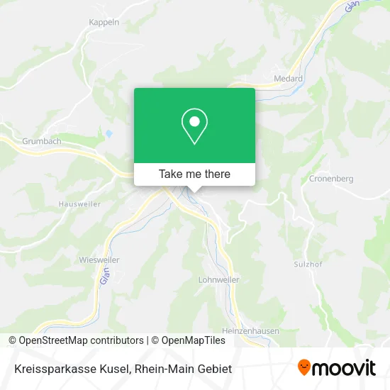Карта Kreissparkasse Kusel