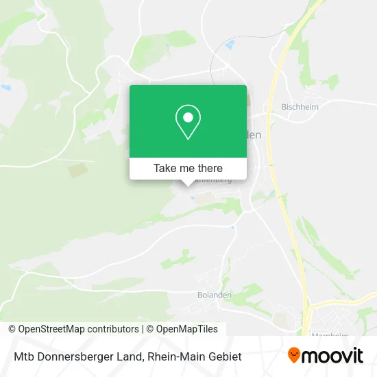 Карта Mtb Donnersberger Land
