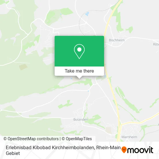 Карта Erlebnisbad Kibobad Kirchheimbolanden