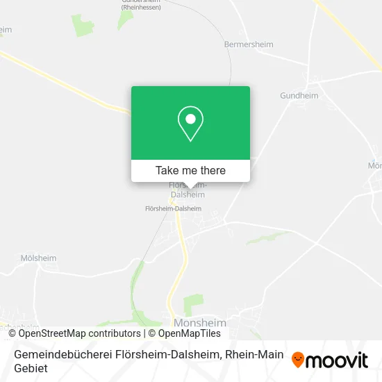 Карта Gemeindebücherei Flörsheim-Dalsheim