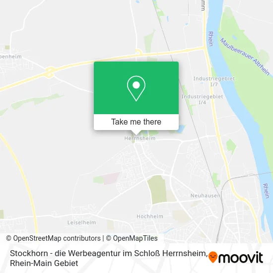 Карта Stockhorn - die Werbeagentur im Schloß Herrnsheim