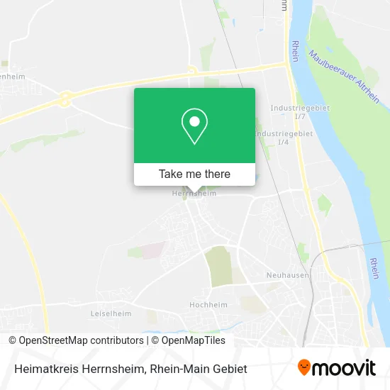 Карта Heimatkreis Herrnsheim