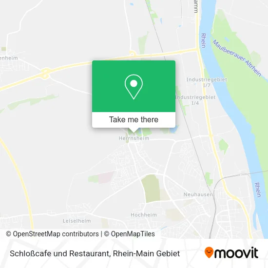 Карта Schloßcafe und Restaurant