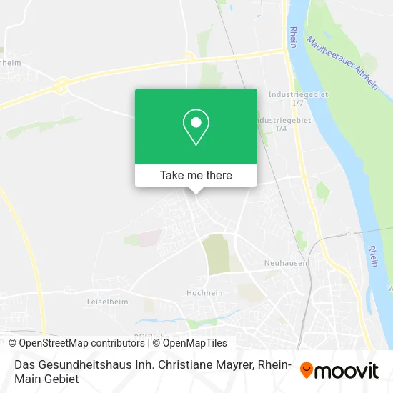 Карта Das Gesundheitshaus Inh. Christiane Mayrer