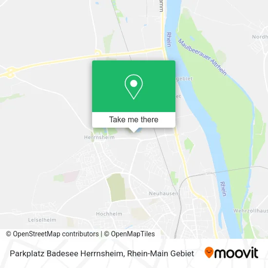 Карта Parkplatz Badesee Herrnsheim