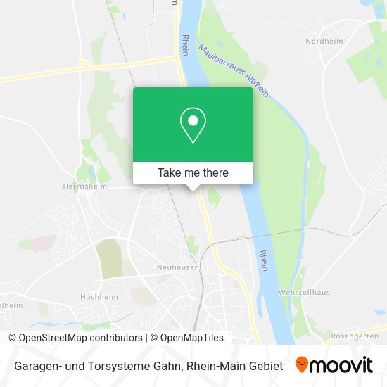 Карта Garagen- und Torsysteme Gahn