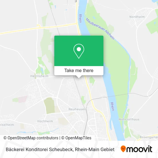 Карта Bäckerei Konditorei Scheubeck