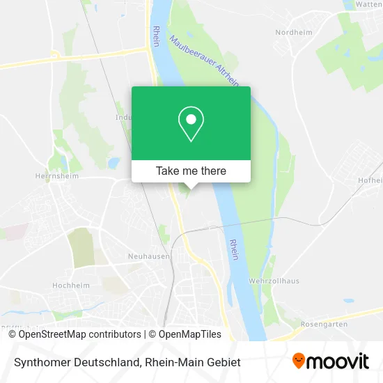 Карта Synthomer Deutschland