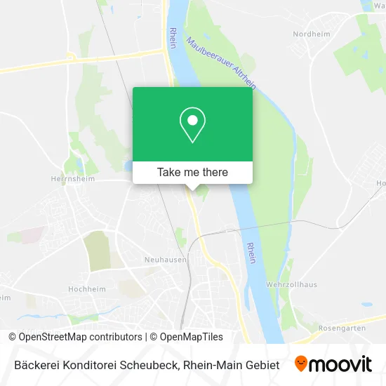 Карта Bäckerei Konditorei Scheubeck