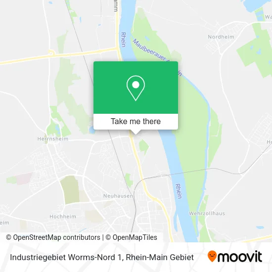 Карта Industriegebiet Worms-Nord 1