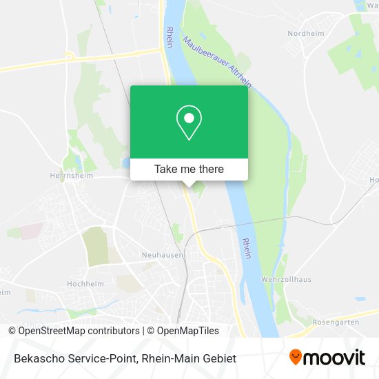 Карта Bekascho Service-Point