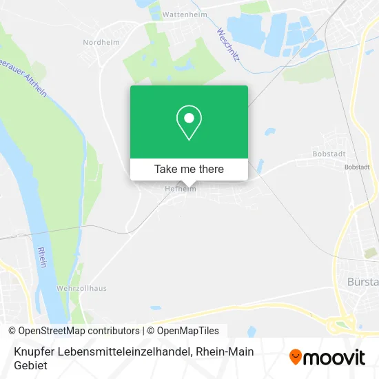 Карта Knupfer Lebensmitteleinzelhandel