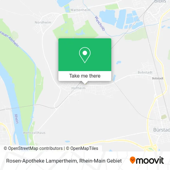 Rosen-Apotheke Lampertheim map