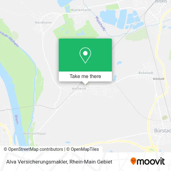 Карта Alva Versicherungsmakler